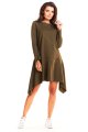 Sukienka M177 khaki-4 9415  | 466-Khaki-SM