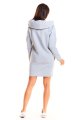 Sukienka M179 gray-3 9418  | 469-Gray-SM