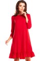 Sukienka M185 red-1 9427  | 475-Red-S