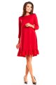 Sukienka M185 red-2 9427  | 475-Red-S