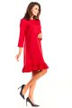 Sukienka M185 red-3 9427  | 475-Red-S
