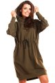 Sukienka M186 khaki-1 9433  | 481-Khaki-ONE-SIZE