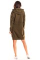 Sukienka M186 khaki-4 9433  | 481-Khaki-ONE-SIZE