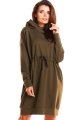 Sukienka M186 khaki-9 9433  | 481-Khaki-ONE-SIZE
