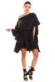 Sukienka M196 black-2 9448  | 493-Black-ONE-SIZE