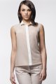 Koszula A023 beige-2 9453  | 50-Beige-L