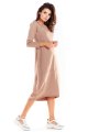 Sukienka M221 beige-3 9472  | 529-Beige-SM