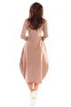 Sukienka M221 beige-4 9472  | 529-Beige-SM