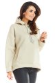 Bluza M223 beige-3 9477  | 531-Beige-SM