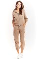 Spodnie M226 beige-5 9483  | 535-Beige-S