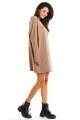 Sukienka M227 beige-2 9485  | 536-Beige-ONE-SIZE