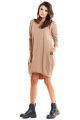 Sukienka M232 beige-4 9489  | 541-Beige-SM