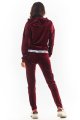 Spodnie A372 claret-3 9515  | 626-Claret-S