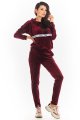 Spodnie A372 claret-1 9515  | 626-Claret-XL