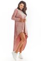 Sukienka A379 pink-3 9523  | 631-Pink-S
