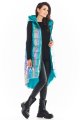 Kamizelka A386 blue-4 9533  | 643-Blue-SM