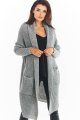 Sweter A391 gray-1 9537  | 649-Gray-ONE-SIZE