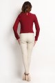 Koszula A108 claret-3 9545  | 69-Claret-S