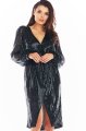 Sukienka A399 black-1 9553  | 712-Black-S