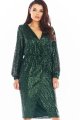 Sukienka A399 green-7 9555  | 712-Green-S