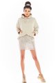 Spódnica A403 beige-1 9562  | 719-Beige-S