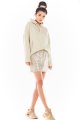 Spódnica A403 beige-5 9562  | 719-Beige-S