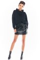Spódnica A403 black-3 9563  | 719-Black-S