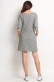 Sukienka A116 gray-3 9578  | 77-Gray-S