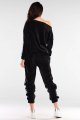 Spodnie A409 black-4 9580  | 771-Black-SM