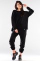 Spodnie A411 black-2 9588  | 775-Black-S