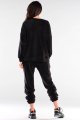 Spodnie A411 black-4 9588  | 775-Black-S