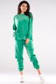 Spodnie A411 green-2 9589  | 775-Green-S
