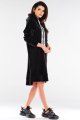 Sukienka A413 black-3 9598  | 777-Black-SM