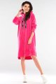 Sukienka A413 pink-4 9599  | 777-Pink-SM