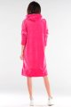 Sukienka A413 pink-5 9599  | 777-Pink-SM