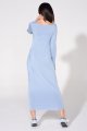 modne, sukienki, dzienne, maxi, tessita, niebieskie, sklep, online, t143
