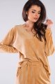 Bluzka A417 beige-2 9605  | 782-Beige-ONE-SIZE