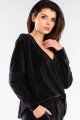 Bluzka A417 black-2 9606  | 782-Black-ONE-SIZE