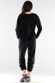 Bluzka A417 black-6 9606  | 782-Black-ONE-SIZE