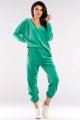 Bluzka A417 green-3 9607  | 782-Green-ONE-SIZE