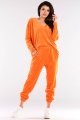 Bluzka A417 orange-4 9608  | 782-Orange-ONE-SIZE