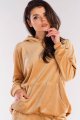 Bluza A420 beige-1 9615  | 785-Beige-ONE-SIZE