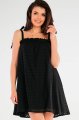 Sukienka A434 black-1 9626  | 790-Black-SM