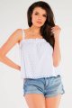 Bluzka A436 white-5 9631  | 792-White-SM