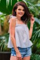 Bluzka A436 white-7 9631  | 792-White-SM