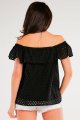 Bluzka A437 black-3 9632  | 793-Black-SM