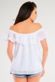 Bluzka A437 white-3 9633  | 793-White-SM