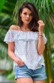 Bluzka A437 white-7 9633  | 793-White-SM