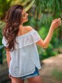 Bluzka A437 white-8 9633  | 793-White-SM