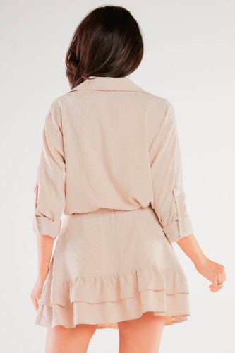 Krótka spódnica Beżowa AW426